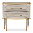 St. Charles 2-Drawer Nightstand - Dove Gray
