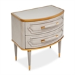 St. Charles 2-Drawer Nightstand - Dove Gray