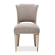 St. Charles Chenille Vanity Chair - Dove Gray