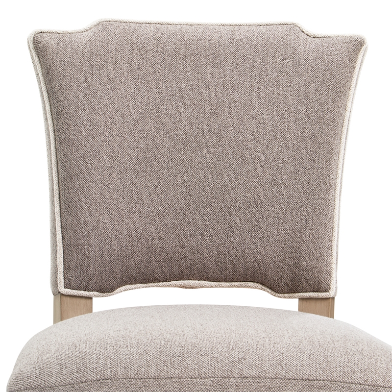 St. Charles Chenille Vanity Chair - Dove Gray