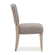 St. Charles Chenille Vanity Chair - Dove Gray