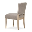 St. Charles Chenille Vanity Chair - Dove Gray