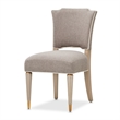St. Charles Chenille Vanity Chair - Dove Gray