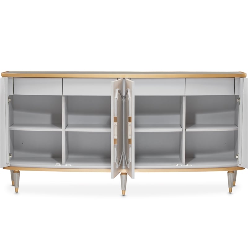 Michael Amini St. Charles Sideboard - Dove Gray