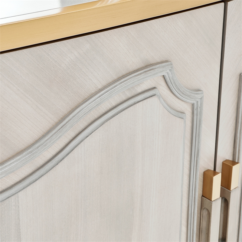 Michael Amini St. Charles Sideboard - Dove Gray