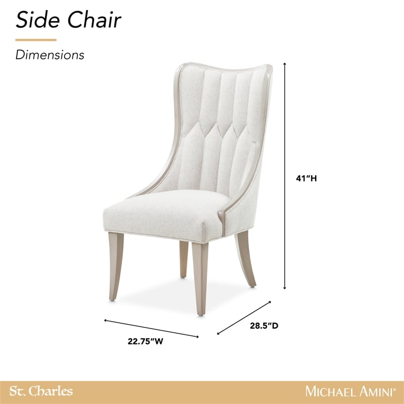St. Charles Dining Side Chair - Set of 2 - Dove Gray