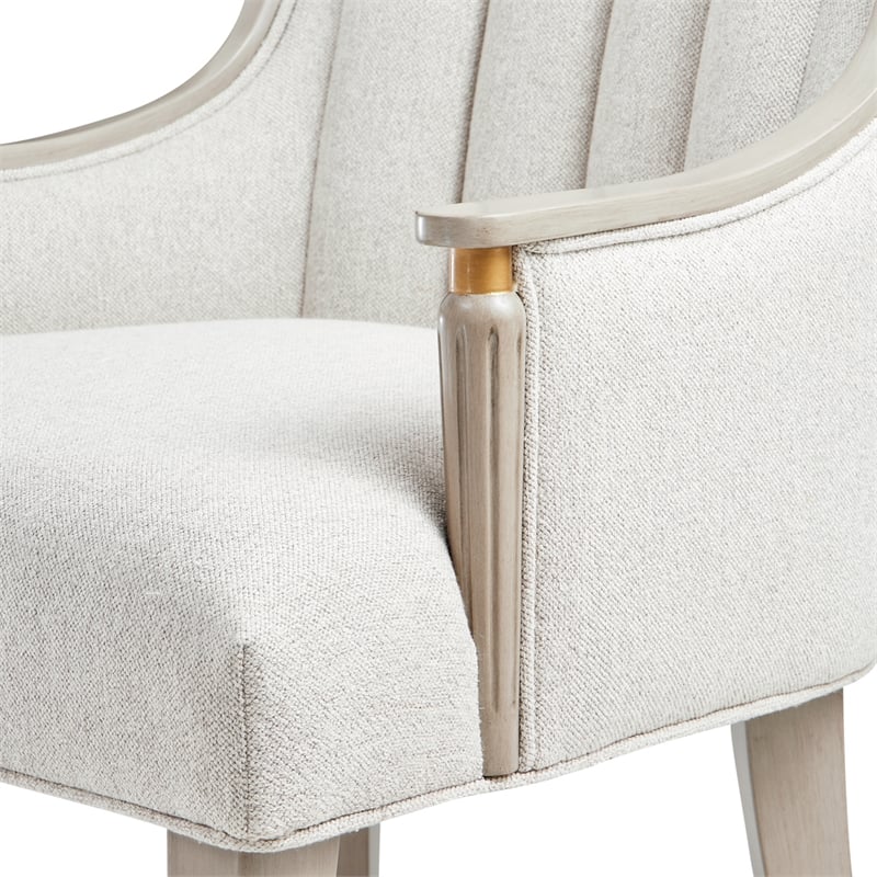 St. Charles Dining Arm Chair - Set of 2 - Dove Gray