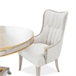 St. Charles Dining Arm Chair - Set of 2 - Dove Gray