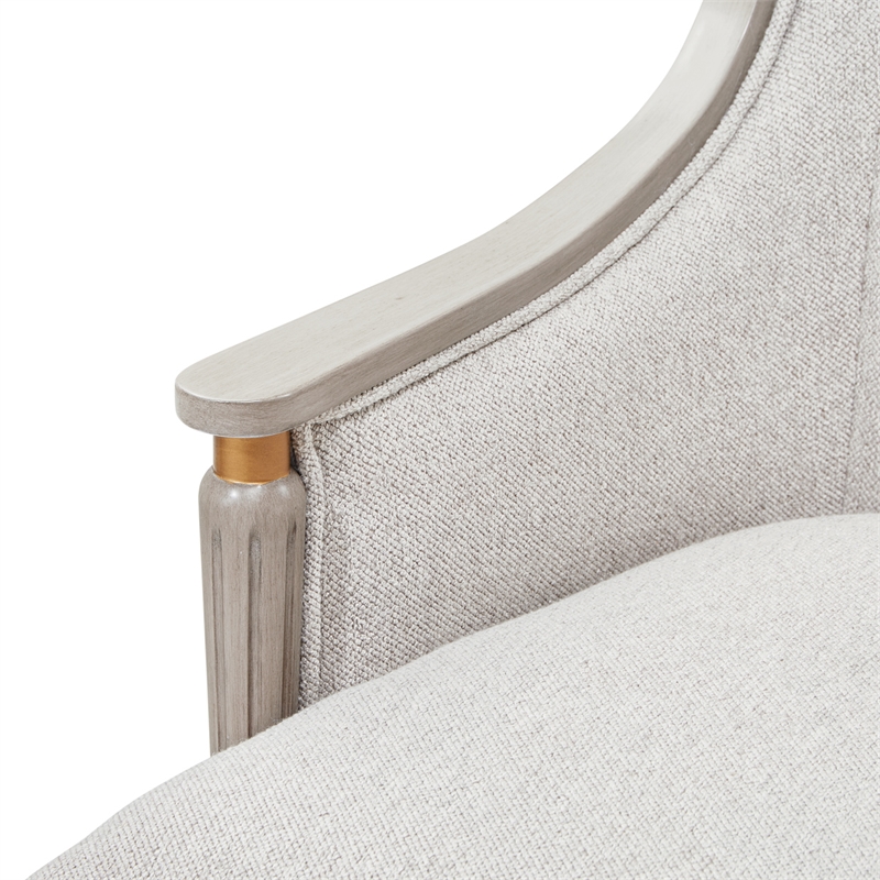 St. Charles Dining Arm Chair - Set of 2 - Dove Gray