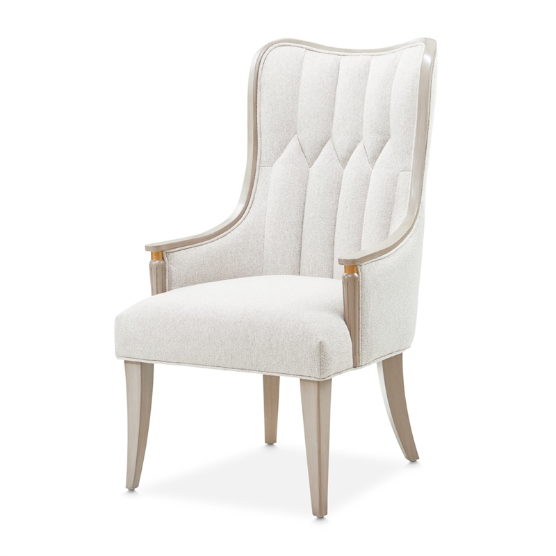 St. Charles Dining Arm Chair - Set of 2 - Dove Gray