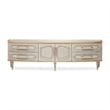 Michael Amini St. Charles Media Cabinet - Dove Gray