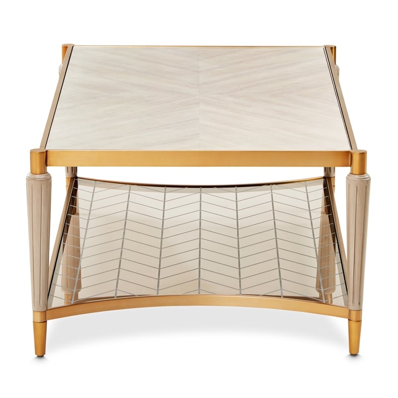 St. Charles Rectangular Cocktail Table - Dove Gray