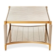 St. Charles Rectangular Cocktail Table - Dove Gray