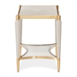 Michael Amini St. Charles End Table - Dove Gray