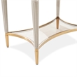Michael Amini St. Charles End Table - Dove Gray