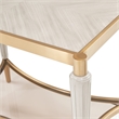 Michael Amini St. Charles End Table - Dove Gray
