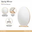 St. Charles Vanity Mirror - Dove Gray
