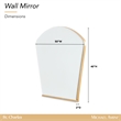 St. Charles Wall Mirror - Dove Gray