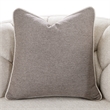 St. Charles Standard Chenille Sofa - Natural Cirrus/Dove Gray