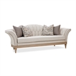 St. Charles Standard Chenille Sofa - Natural Cirrus/Dove Gray