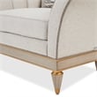 St. Charles Matching Chenille Accent Chair - Natural/Dove Gray