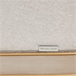 St. Charles Matching Chenille Accent Chair - Natural/Dove Gray