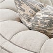 St. Charles Matching Chenille Accent Chair - Natural/Dove Gray