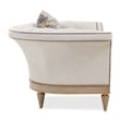 St. Charles Matching Chenille Accent Chair - Natural/Dove Gray