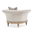 St. Charles Matching Chenille Accent Chair - Natural/Dove Gray