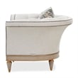 St. Charles Matching Chenille Accent Chair - Natural/Dove Gray