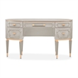 Michael Amini St. Charles Vanity Desk - Dove Gray