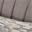 Michael Amini St. Charles Chenille Chaise - Dove Gray