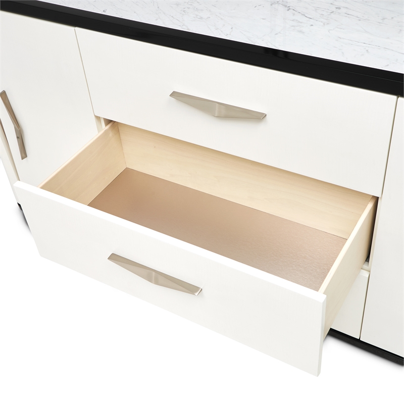 Tuxedo Sideboard with Drawers and Cabinets - Piano Keyboard