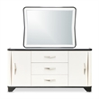 Tuxedo Sideboard with Mirror - Piano Keyboard