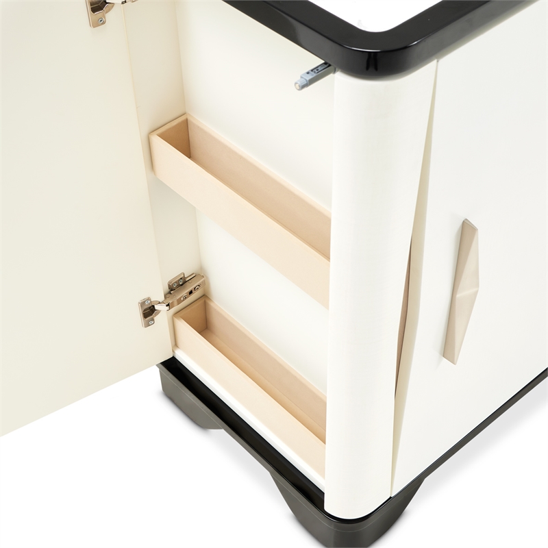 Tuxedo Sideboard with Mirror - Piano Keyboard