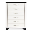 Tuxedo 6-Drawer Chest with Side Cabinets - Piano Keyboard