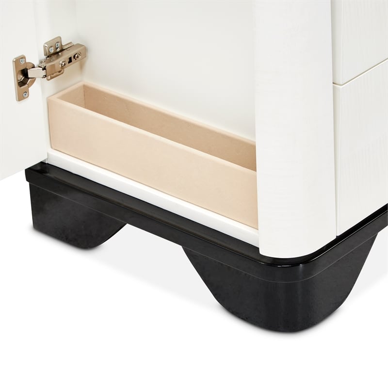 Tuxedo 6-Drawer Chest with Side Cabinets - Piano Keyboard