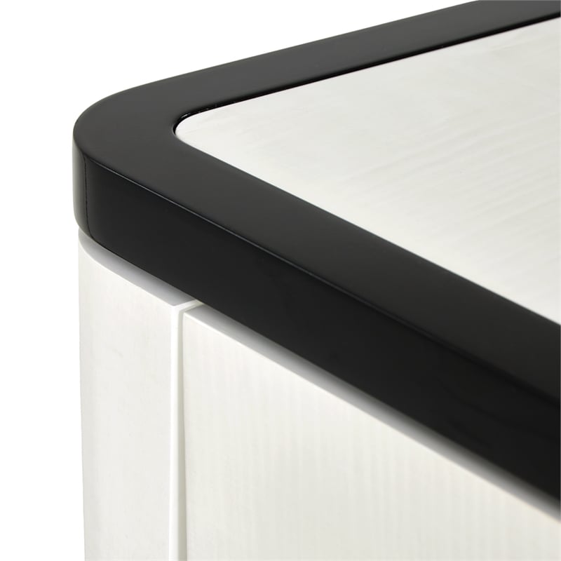 Tuxedo 6-Drawer Chest with Side Cabinets - Piano Keyboard