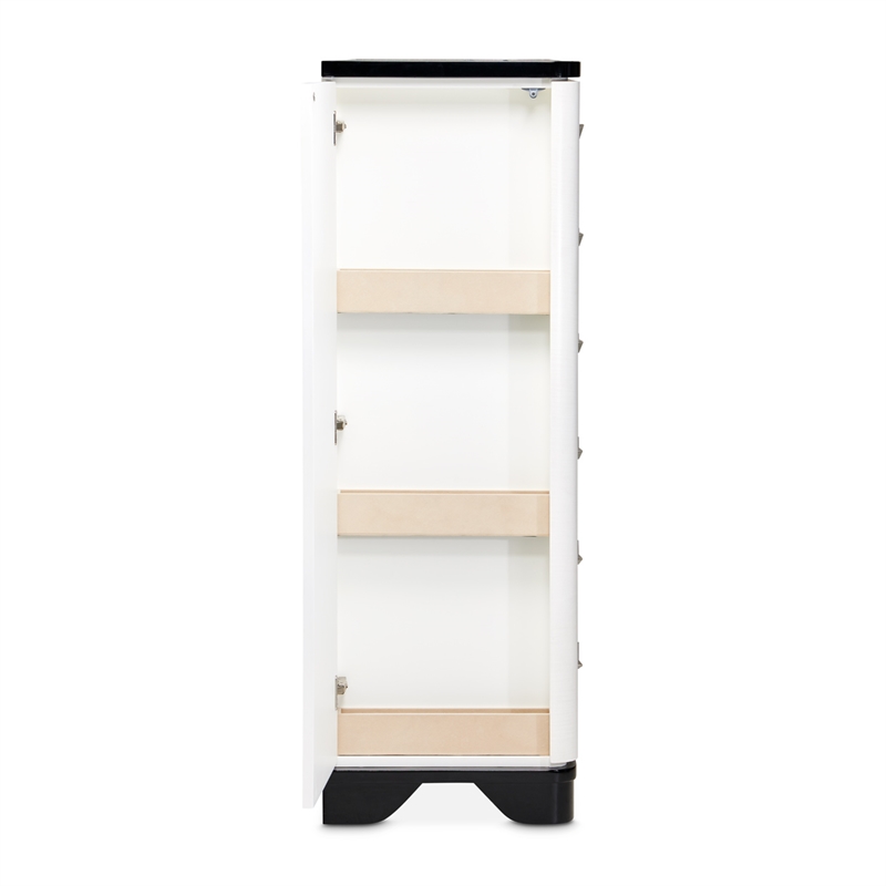 Tuxedo 6-Drawer Chest with Side Cabinets - Piano Keyboard
