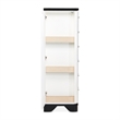 Tuxedo 6-Drawer Chest with Side Cabinets - Piano Keyboard