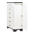Tuxedo 6-Drawer Chest with Side Cabinets - Piano Keyboard