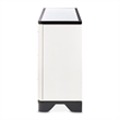 Tuxedo 6-Drawer Dresser with Side Cabinets - Piano Keyboard