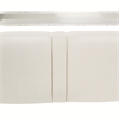 Michael Amini Penthouse Eastern King Short Panel Bed - Frosted Linen