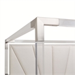 Michael Amini Penthouse Eastern King Canopy Bed - Frosted Linen