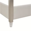 Michael Amini Penthouse Eastern King Canopy Bed - Frosted Linen