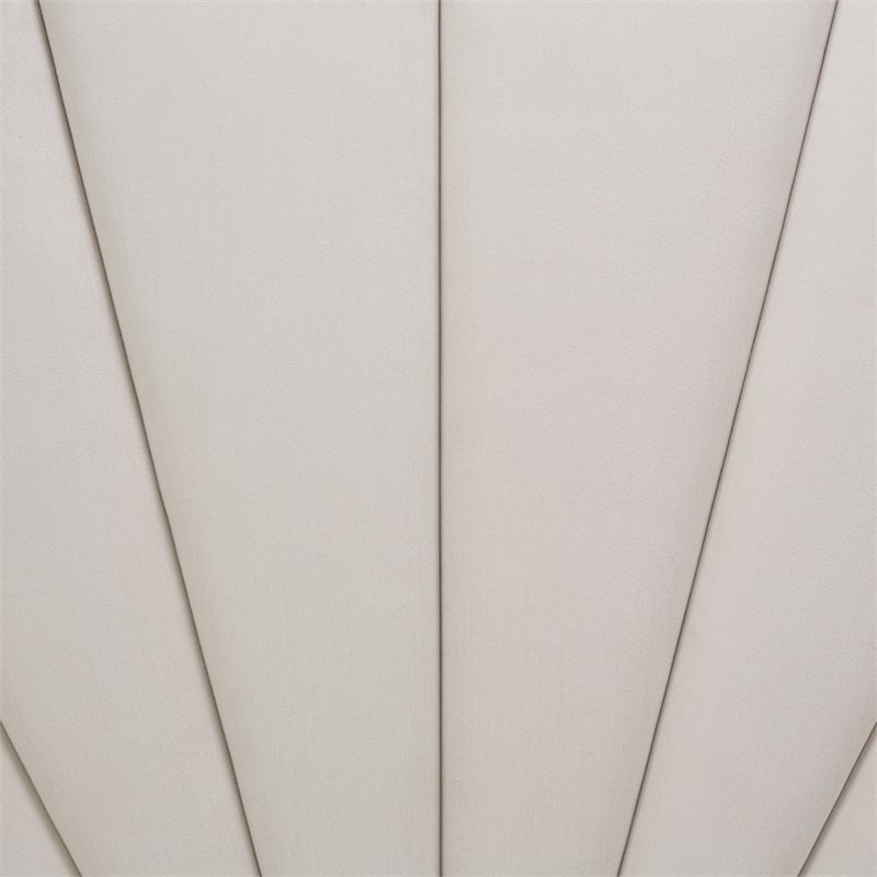 Michael Amini Penthouse Eastern King Canopy Bed - Frosted Linen