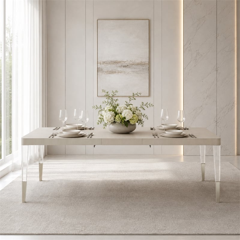 Penthouse Extendable Dining Table - Ash Gray