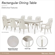 Penthouse Extendable Dining Table - Ash Gray