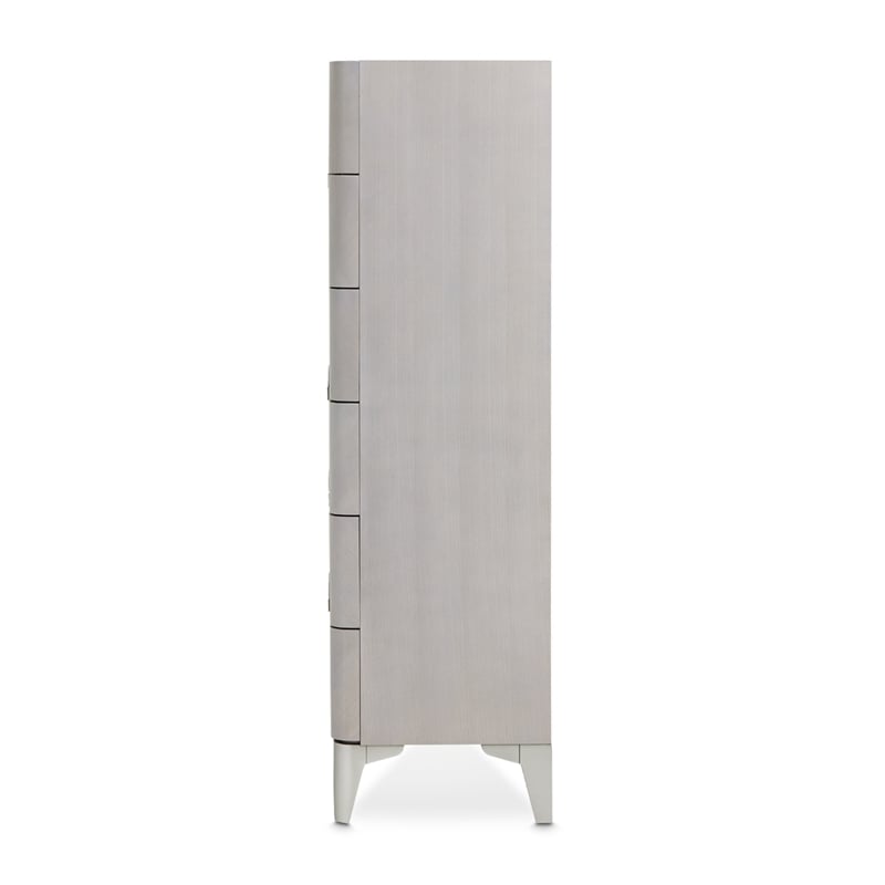 Michael Amini Penthouse 6-Drawer Chest - Ash Gray