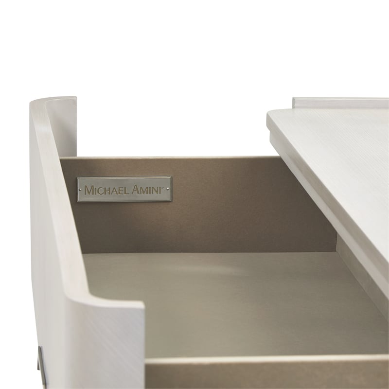 Michael Amini Penthouse 6-Drawer Chest - Ash Gray